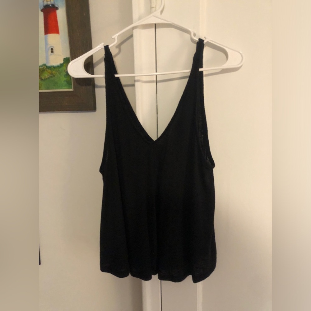 Black Free People Tank Top